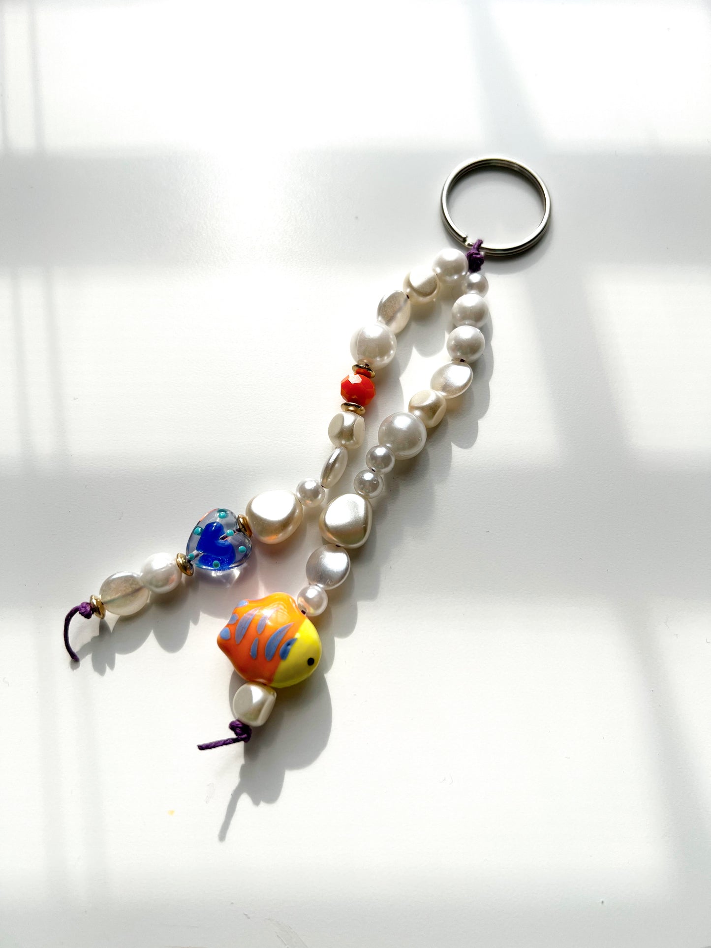 Fishy Beaded Bag Charm