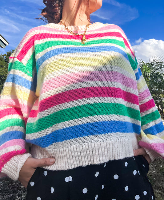 Imagination Striped Sweater