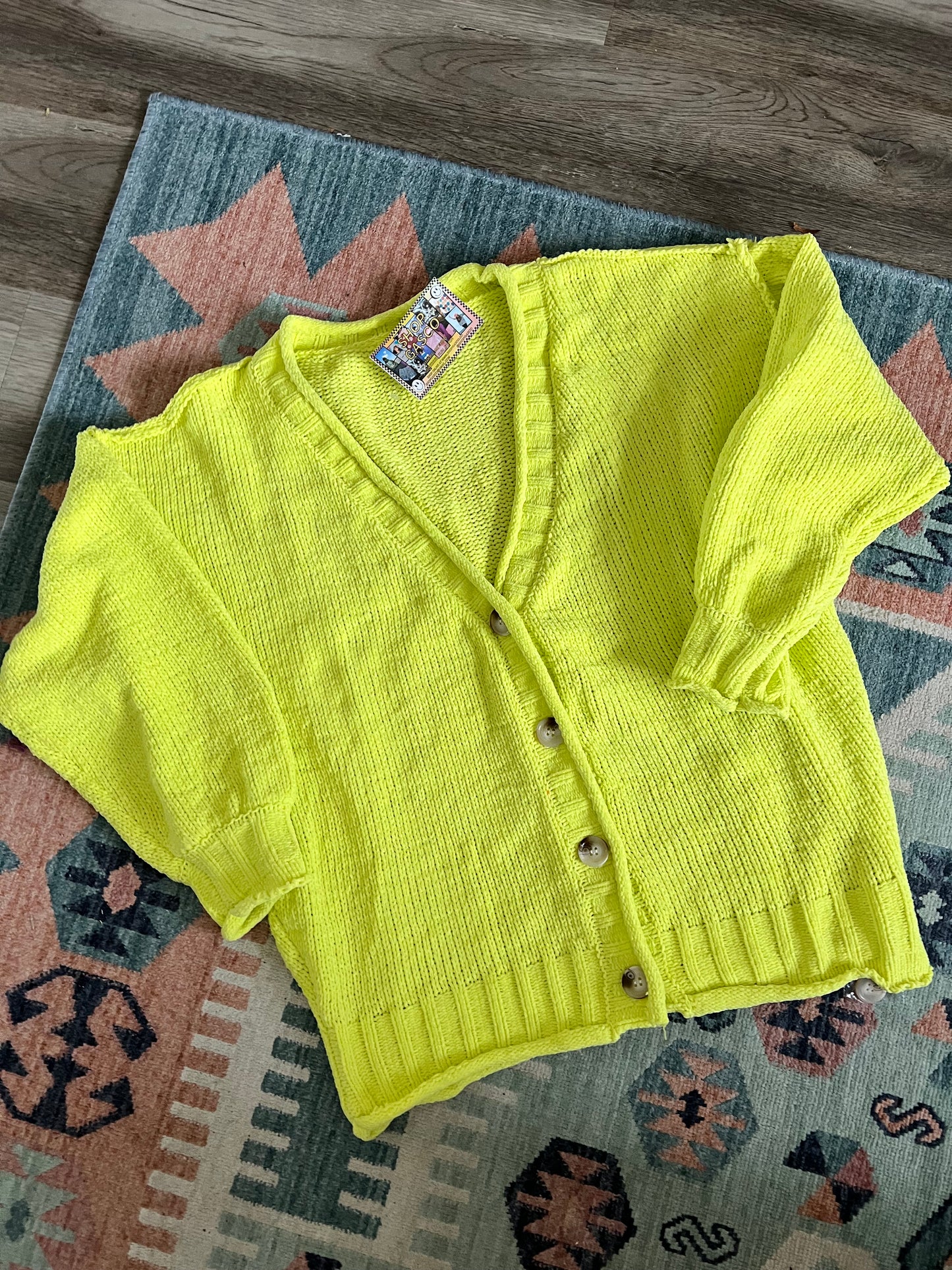 Buzzin' Electric Neon Cardigan