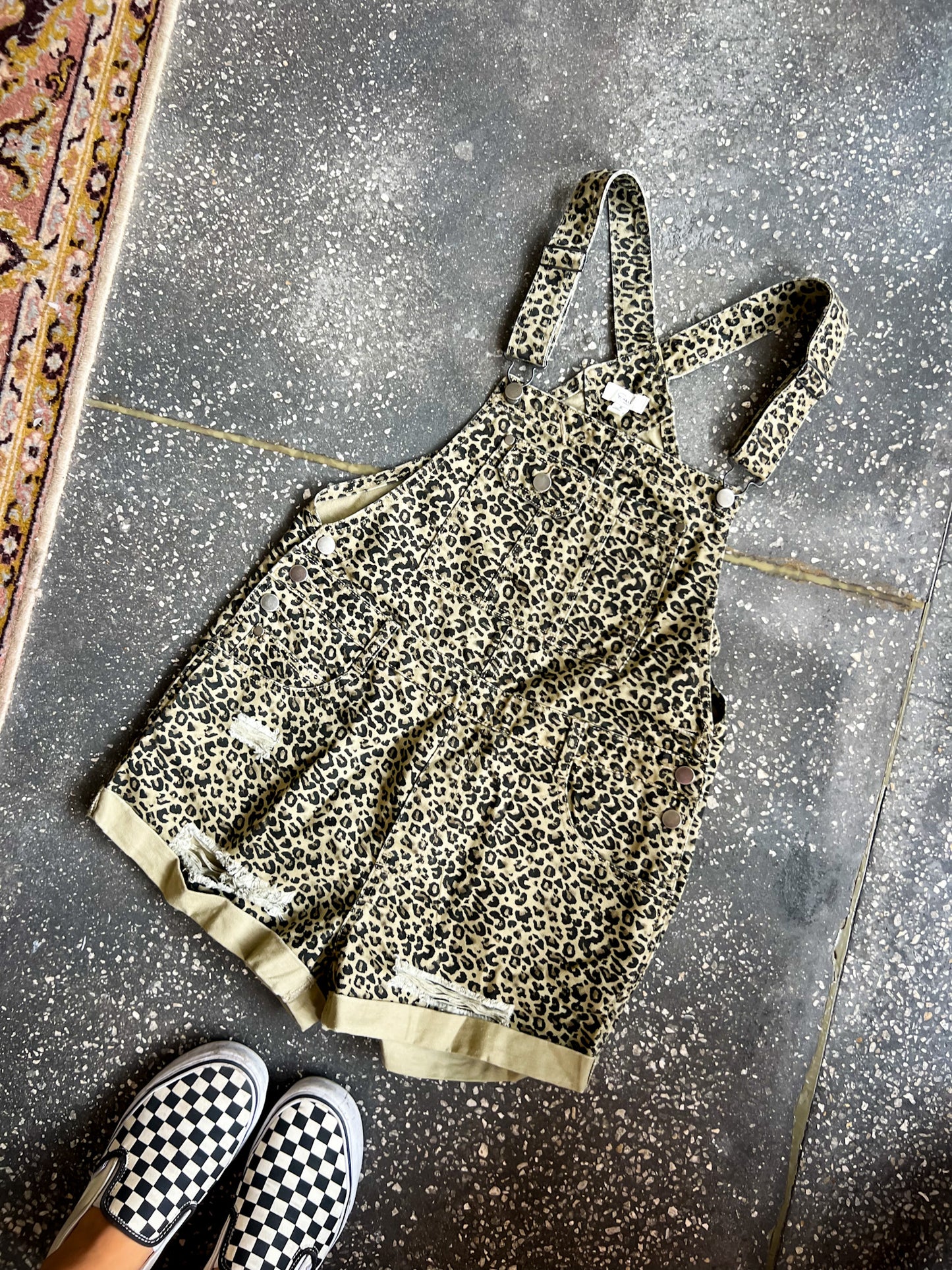 Fiona Leopard Overalls