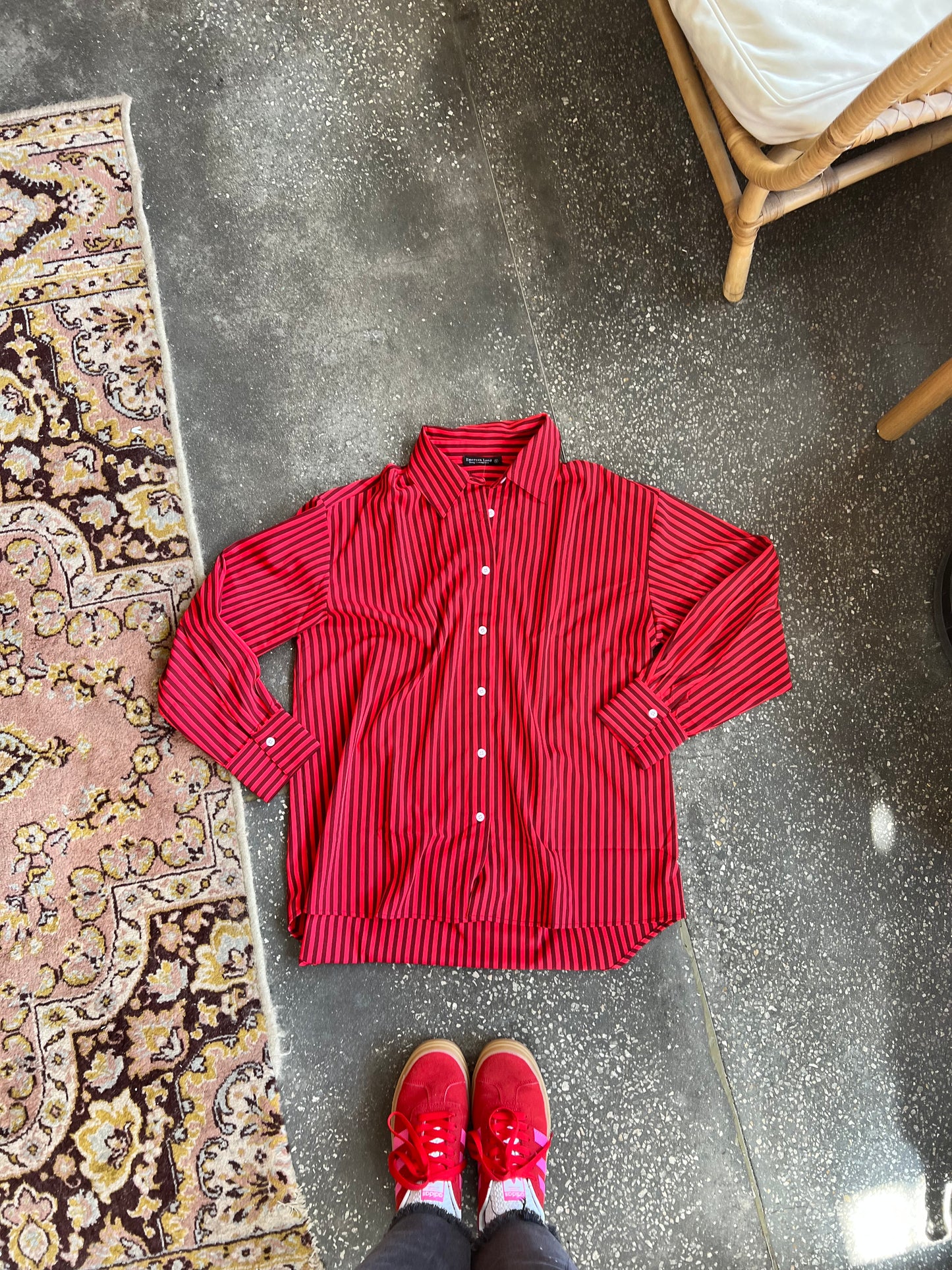 Clause Striped Button Up