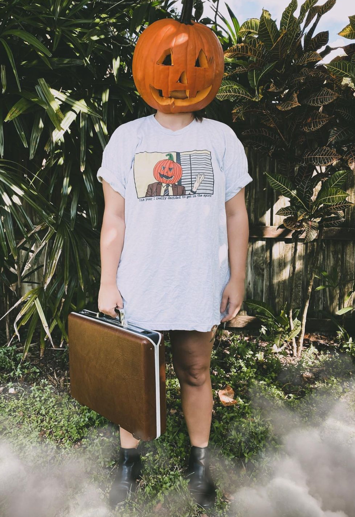 In The Spirit - Office Pumpkin Head - Great Adventure