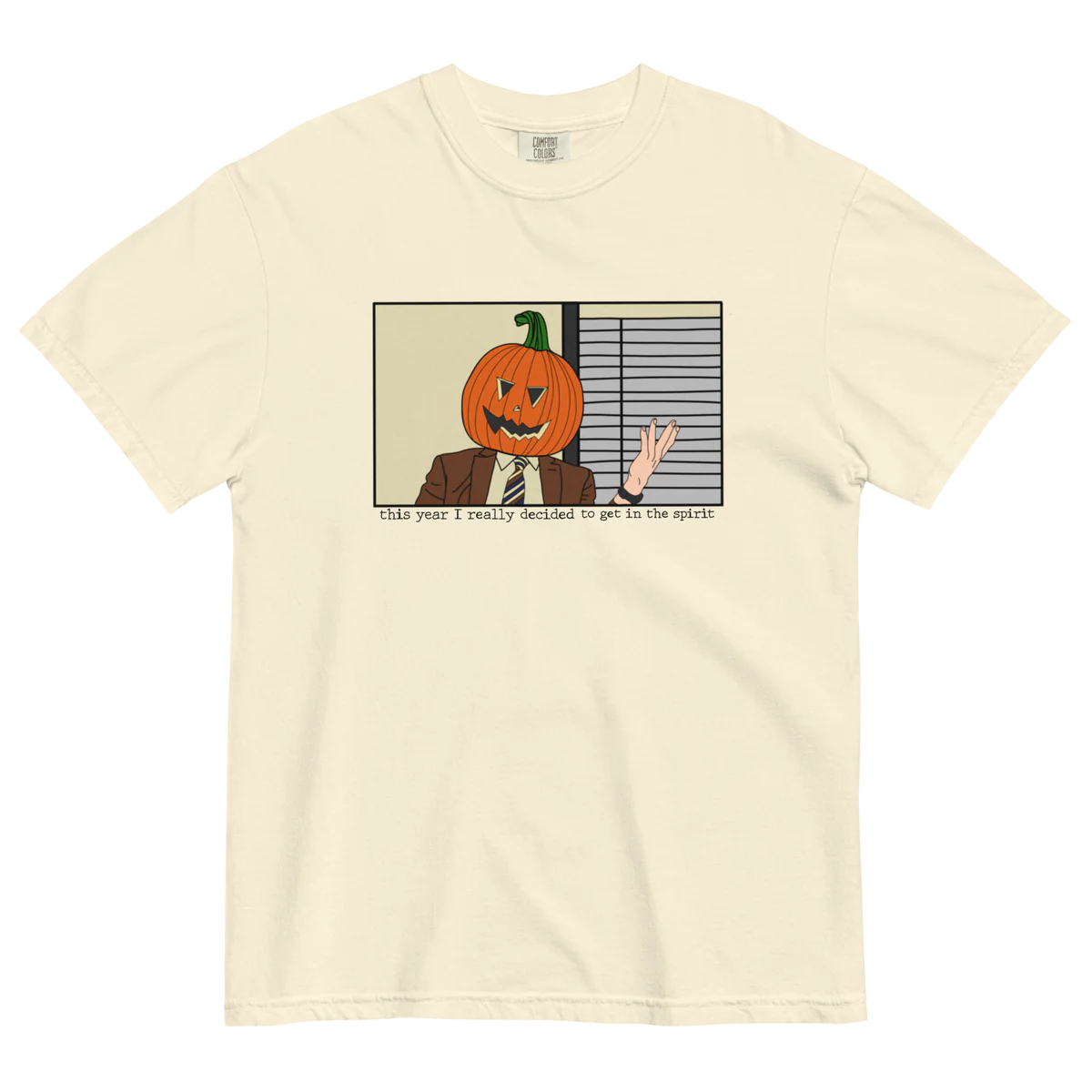 In The Spirit - Office Pumpkin Head -