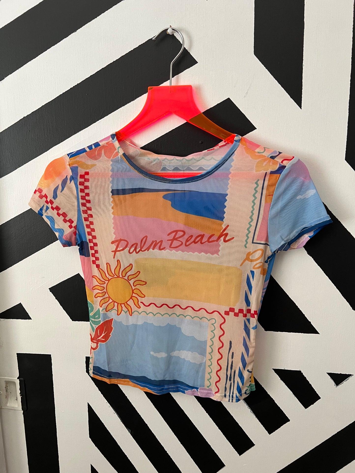Paradise Mesh Crop Top