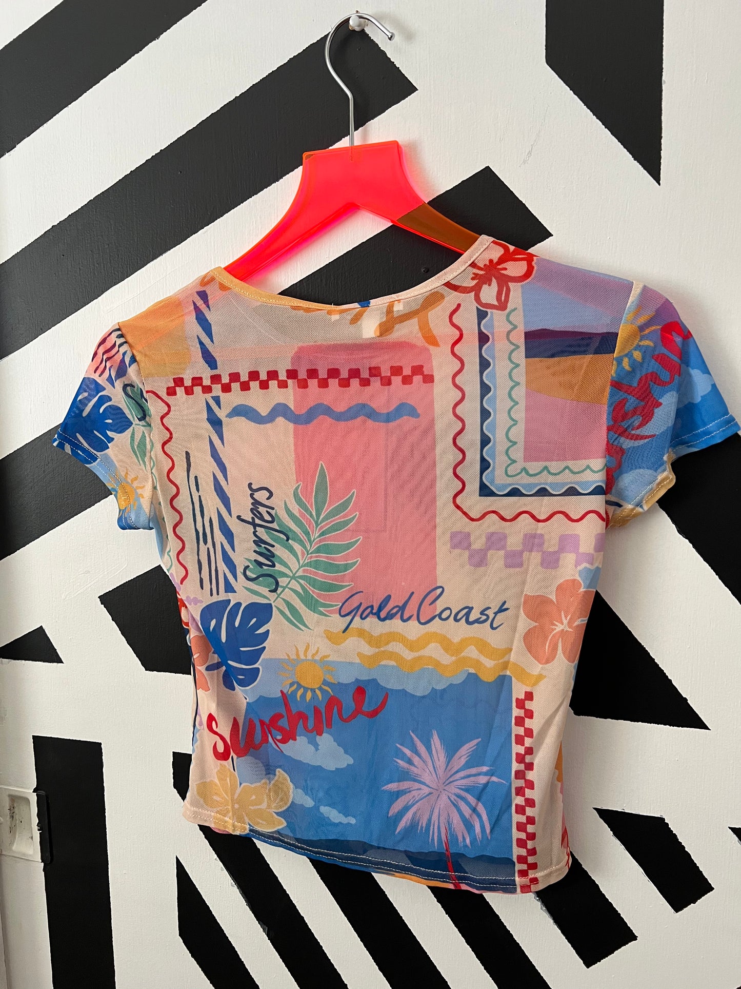Paradise Mesh Crop Top