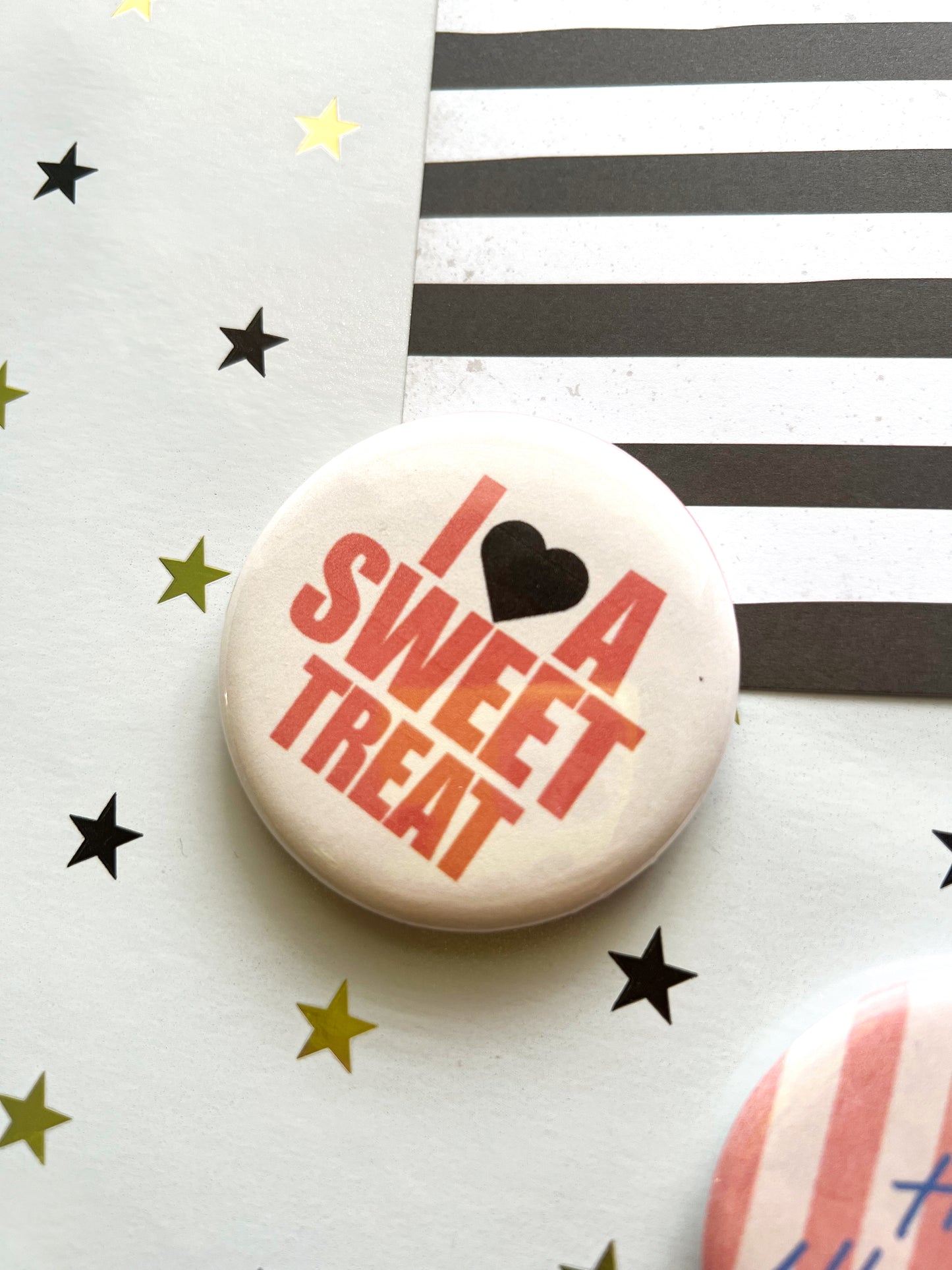 Sweet Treat Lover Button