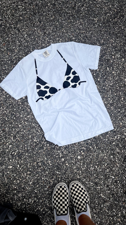 Moo Bikini Top Tee