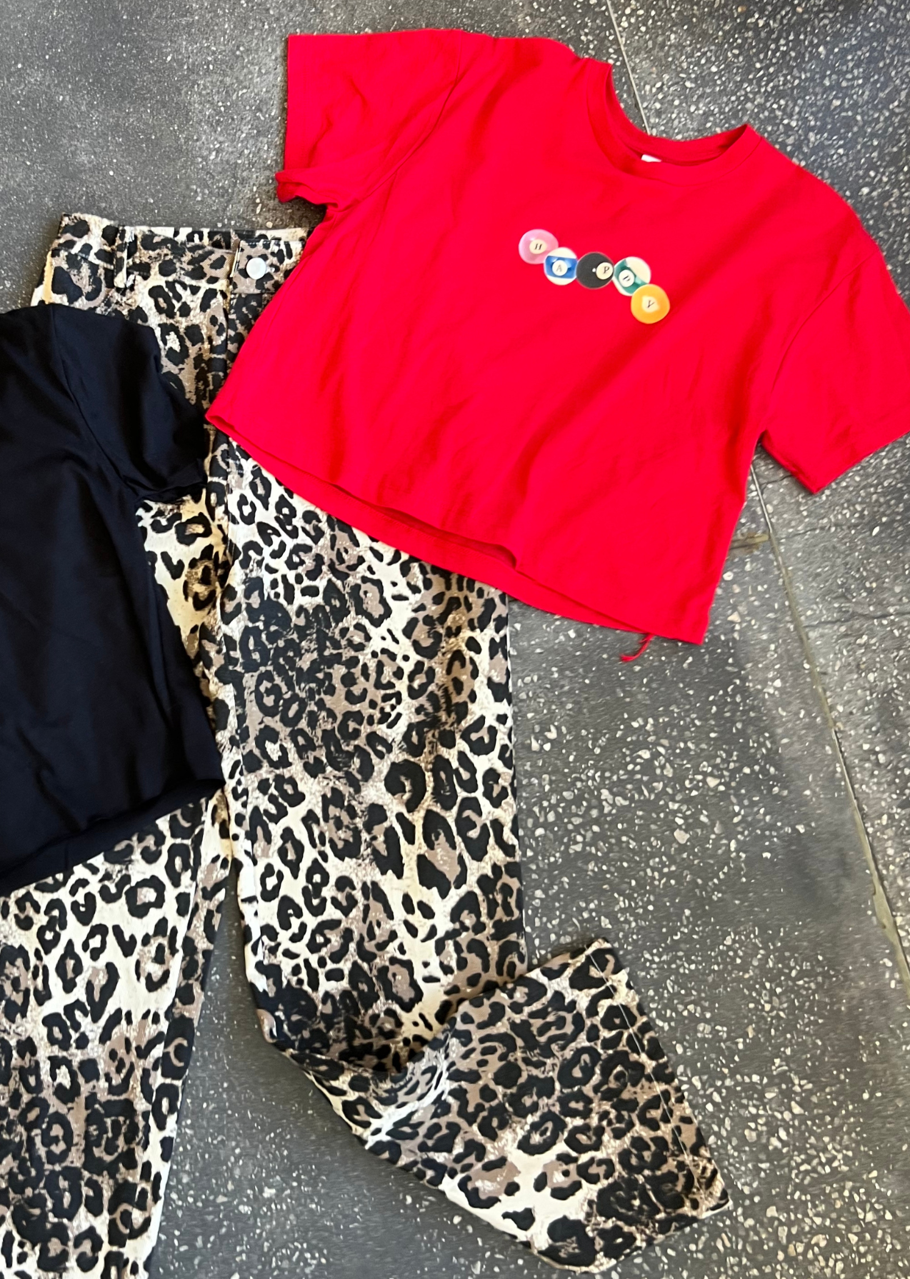 Happy as an 8 Ball Crop Top- GASCO original