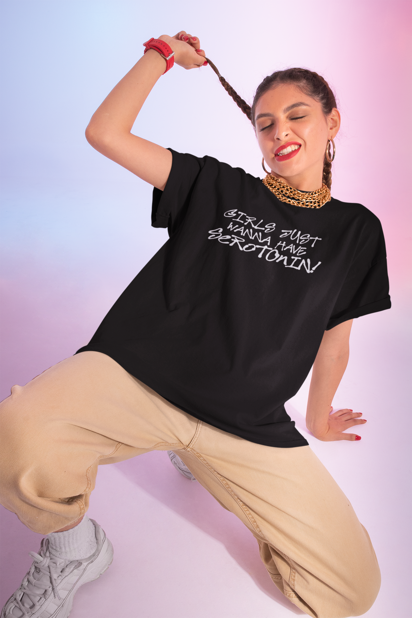 Girls Wanna Have Serotonin Tee - GASCO Original