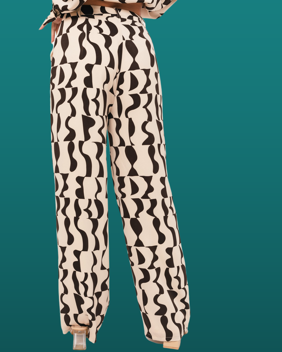 Never Sleeps Geometric Trousers
