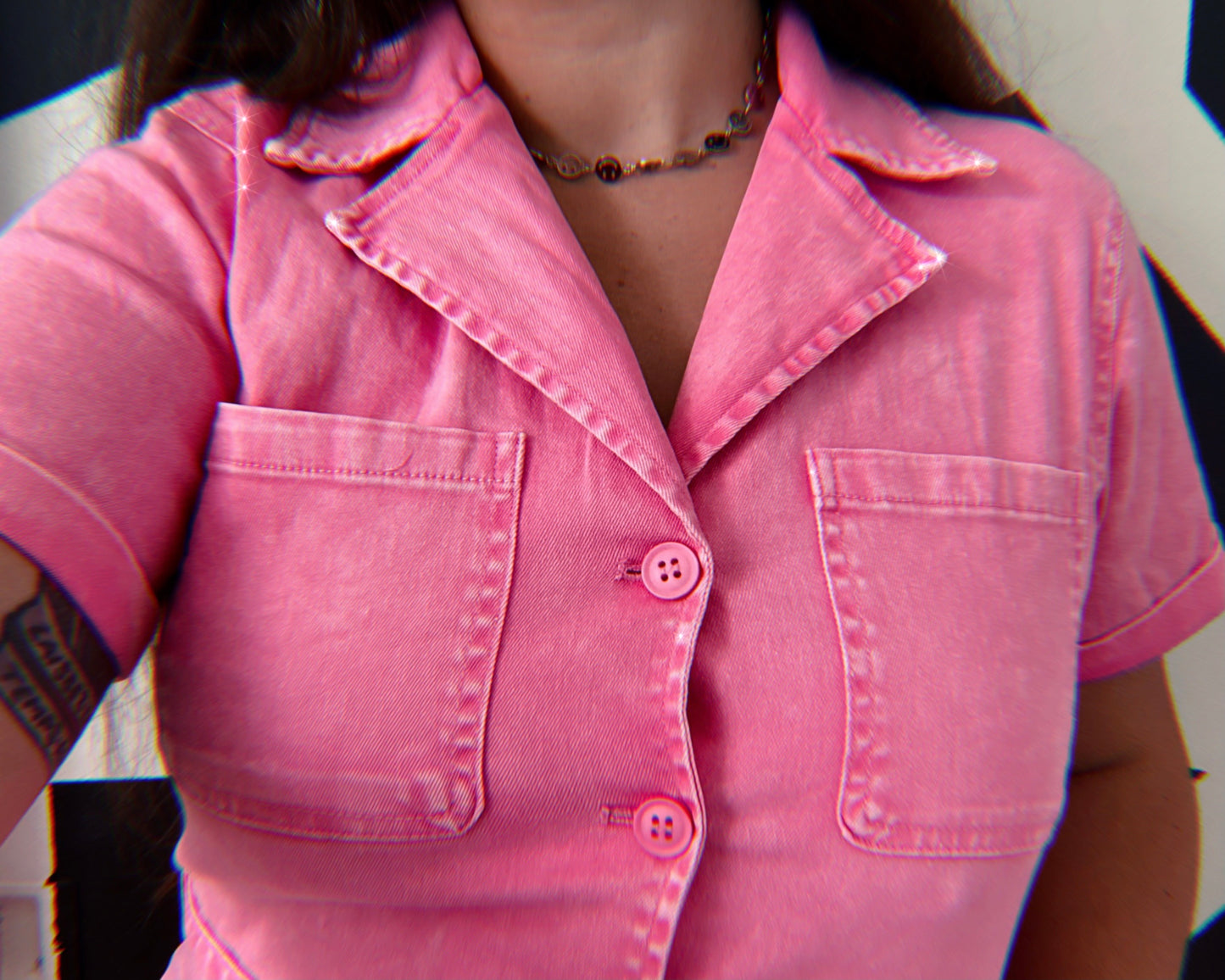 Dolly Jumpsuit in Bubblegum