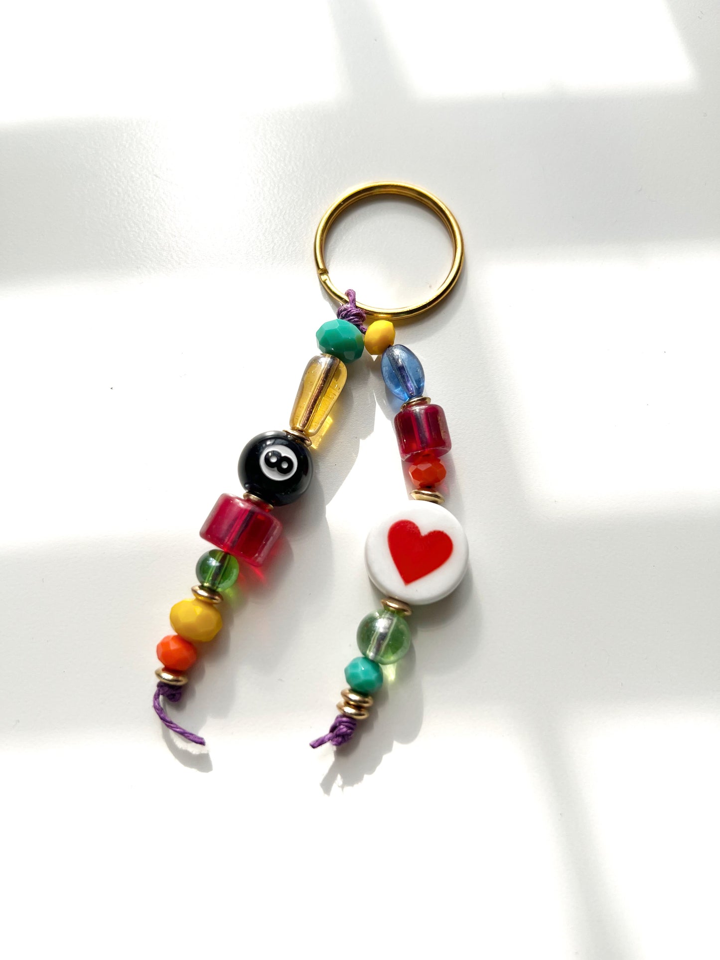 Dopamine Beaded Bag Charm