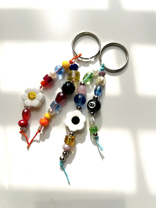 Serotonin Beaded Bag Charm