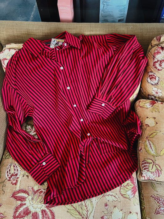 Clause Striped Button Up