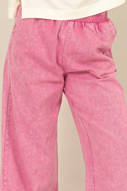 Archie Wide Leg Pull On Pants