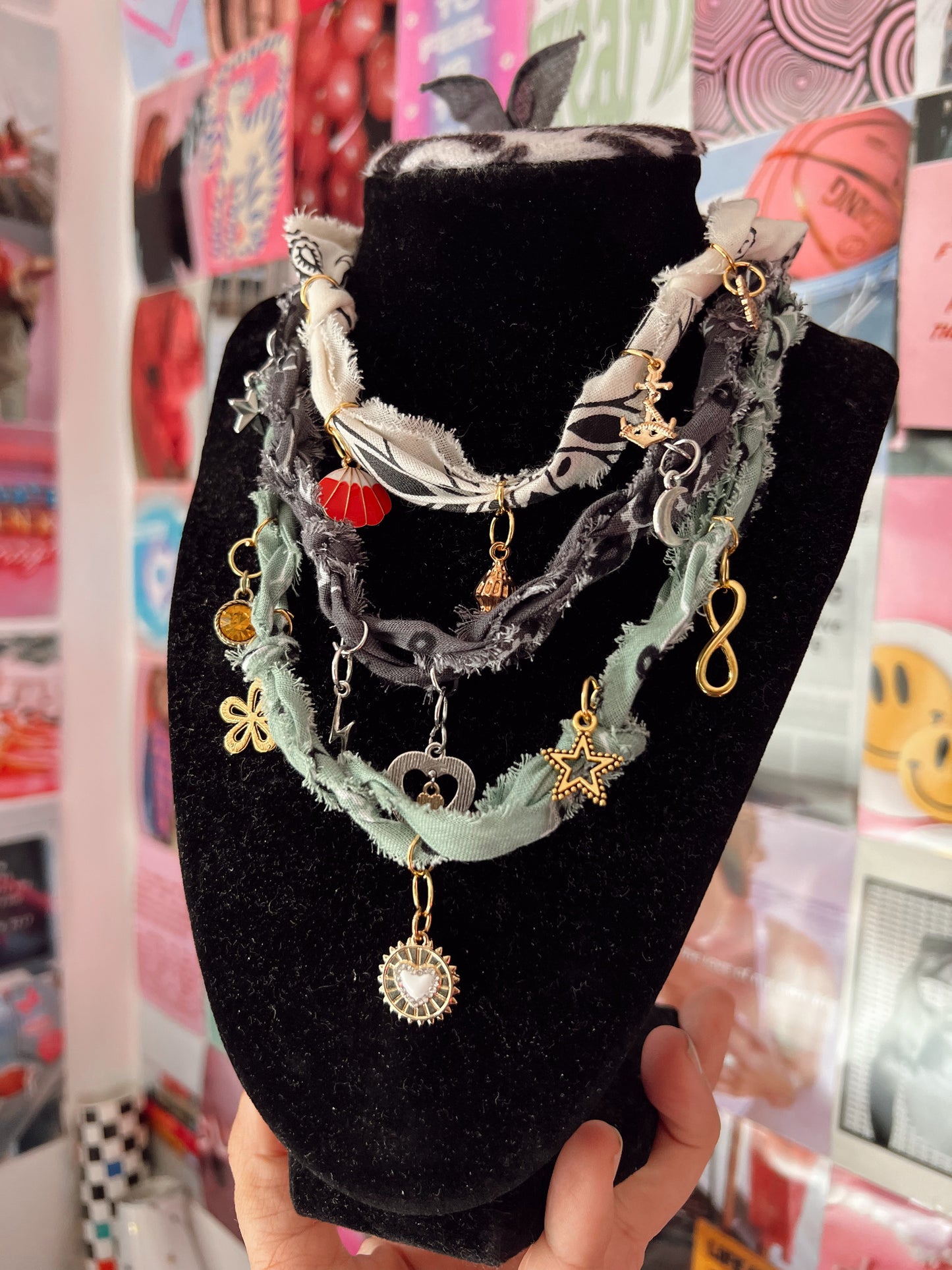 Bandana Charm Necklaces