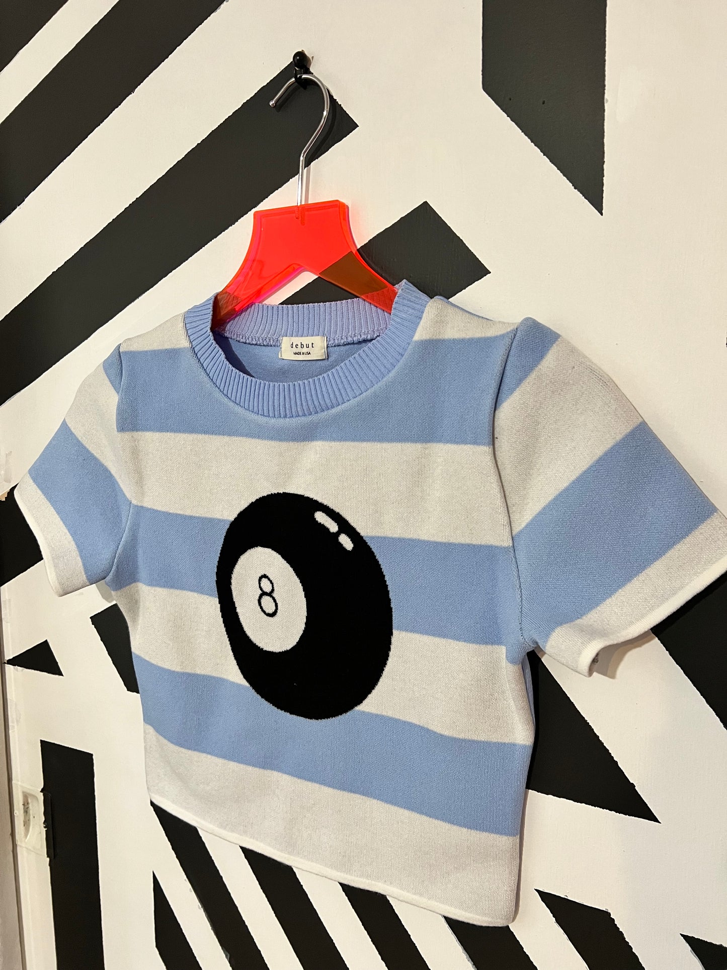 Lucky Girl Striped Crop top