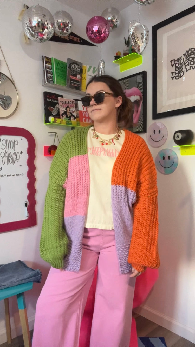 Sherbert Knitted Cardigan