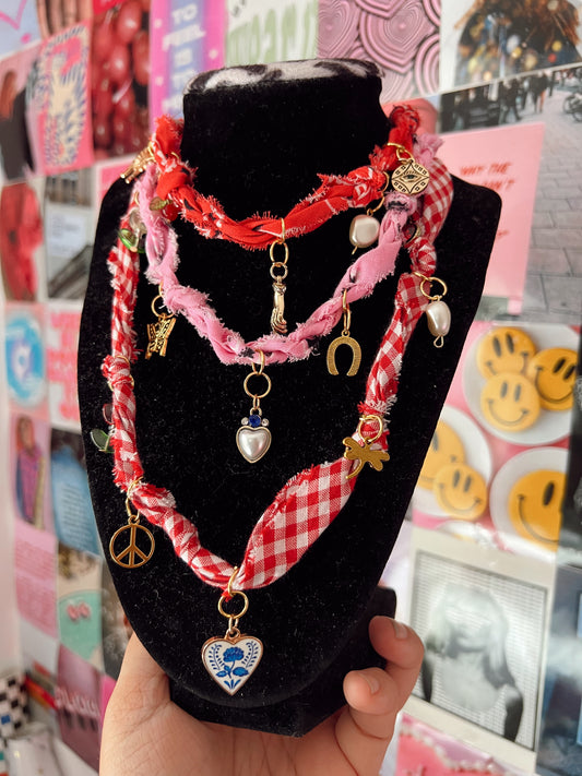 Bandana Charm Necklaces