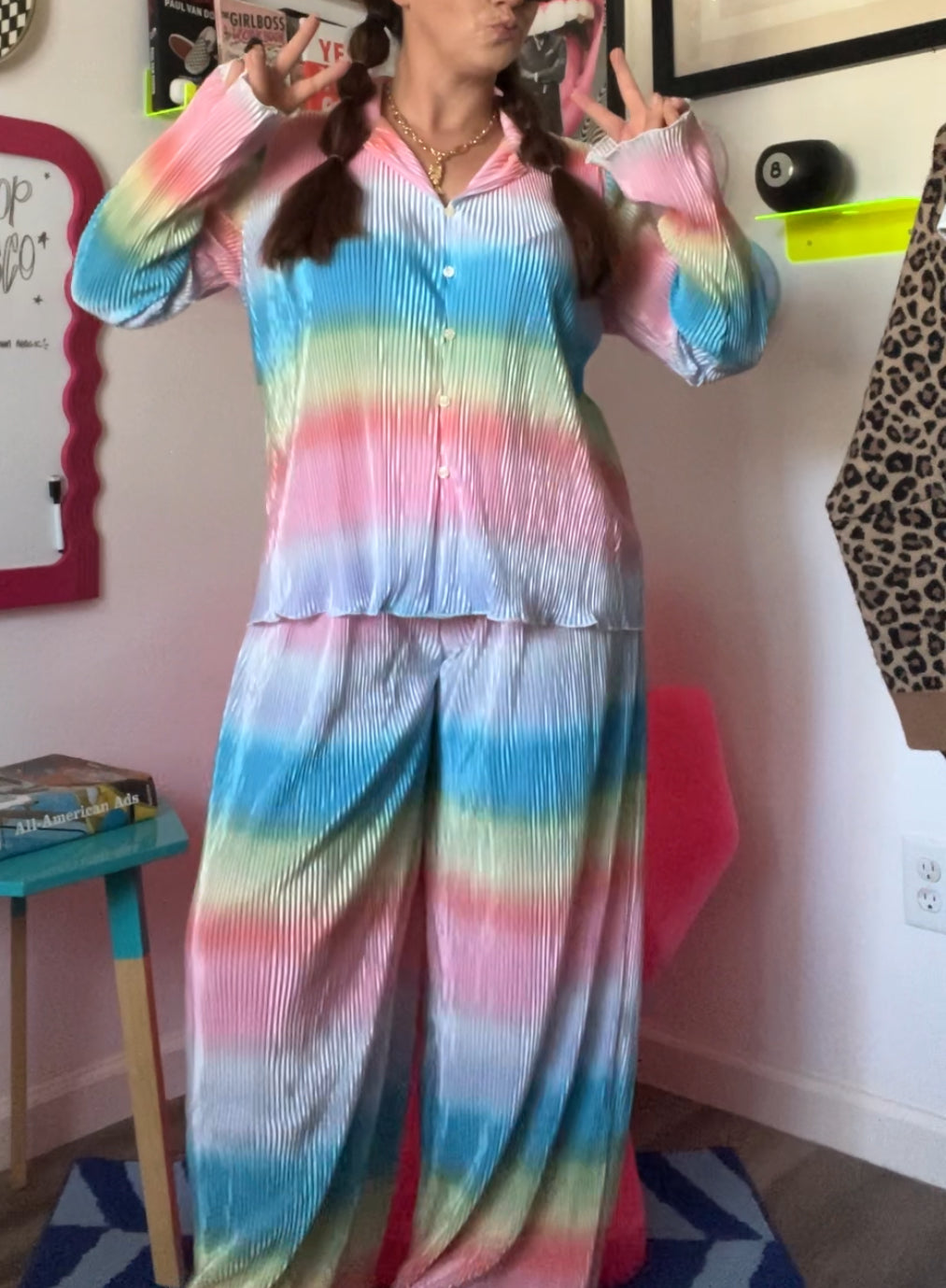 Lucky Charm Plisse Matching Set