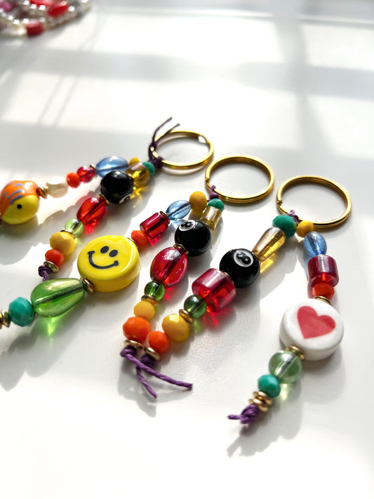 Dopamine Beaded Bag Charm
