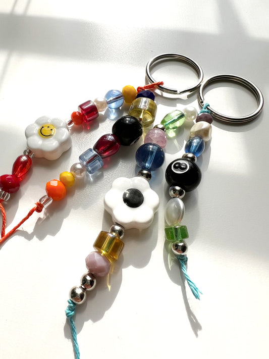 Serotonin Beaded Bag Charm