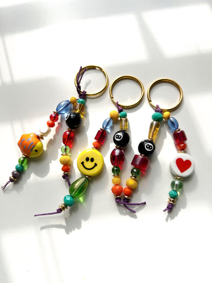 Dopamine Beaded Bag Charm