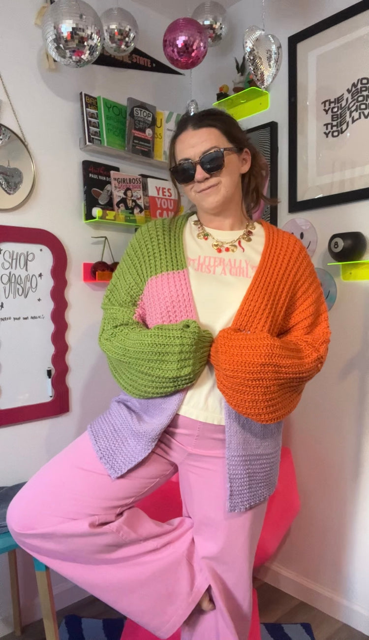 Sherbert Knitted Cardigan