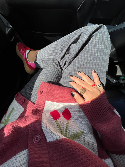 Very Cherry Knit Cardigan