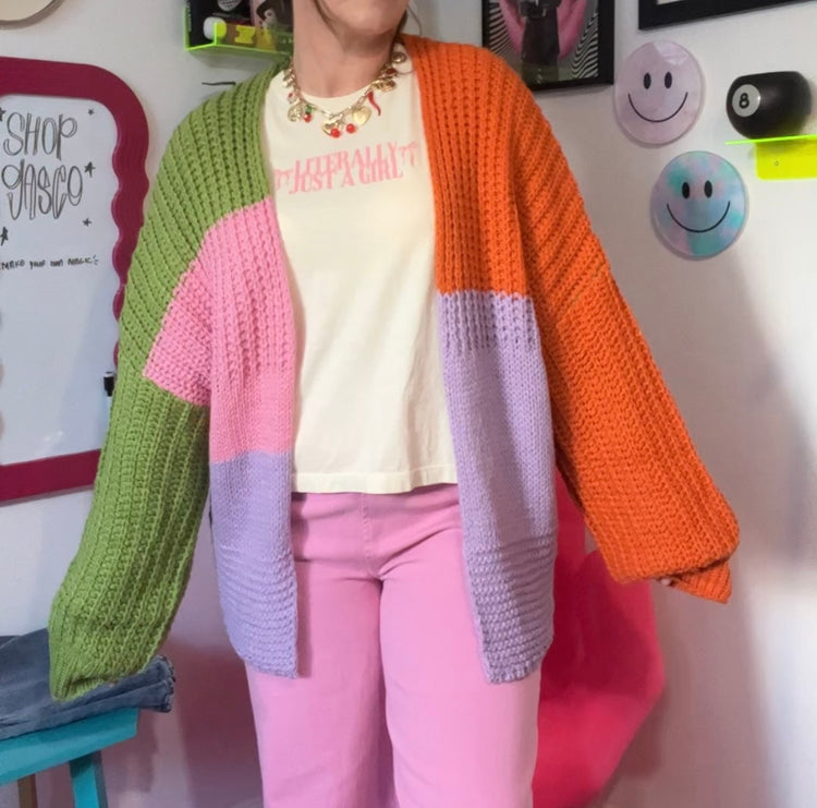 Sherbert Knitted Cardigan