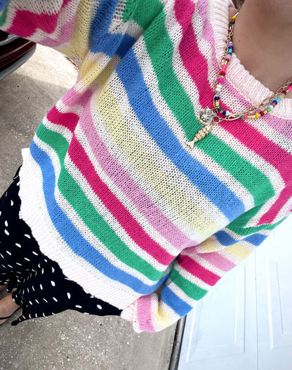 Imagination Striped Sweater