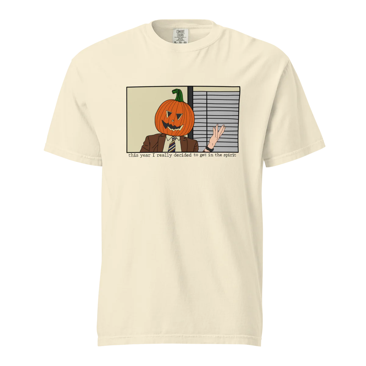 In The Spirit - Office Pumpkin Head -