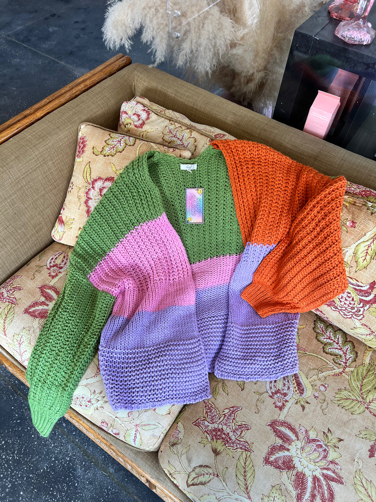 Sherbert Knitted Cardigan