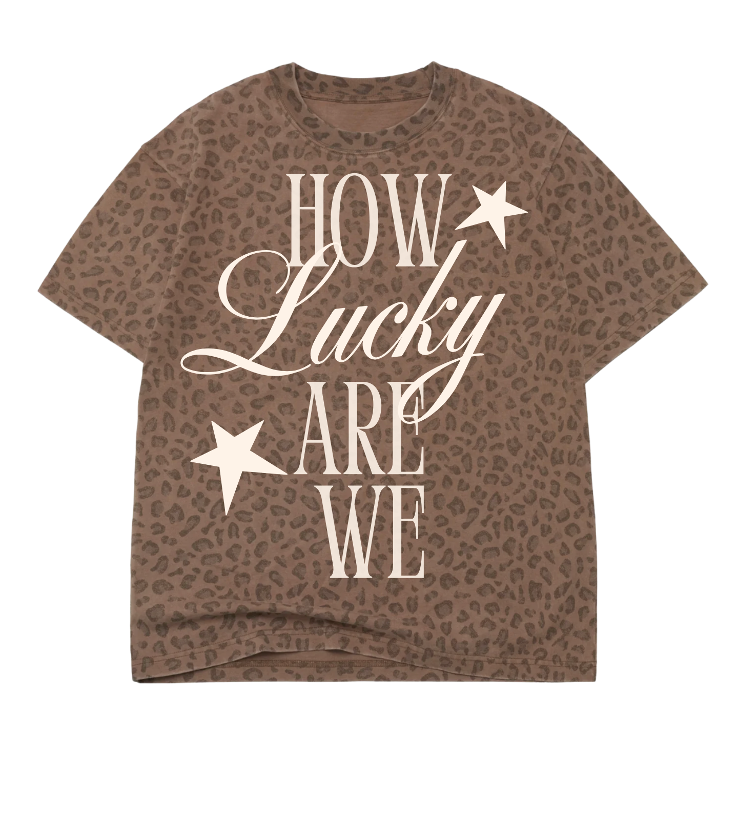 How Lucky Are We Oversized Tee - GASCO Original