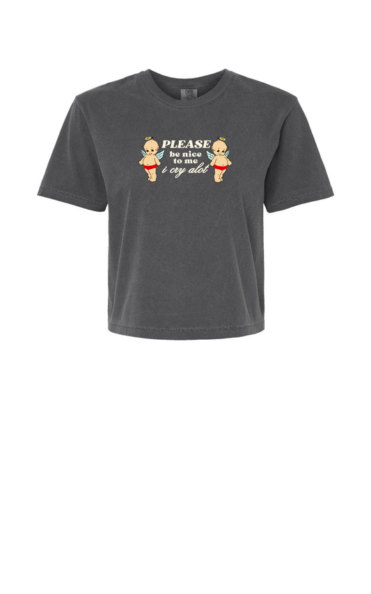 I Cry A Lot Graphic Crop - GASCO Original