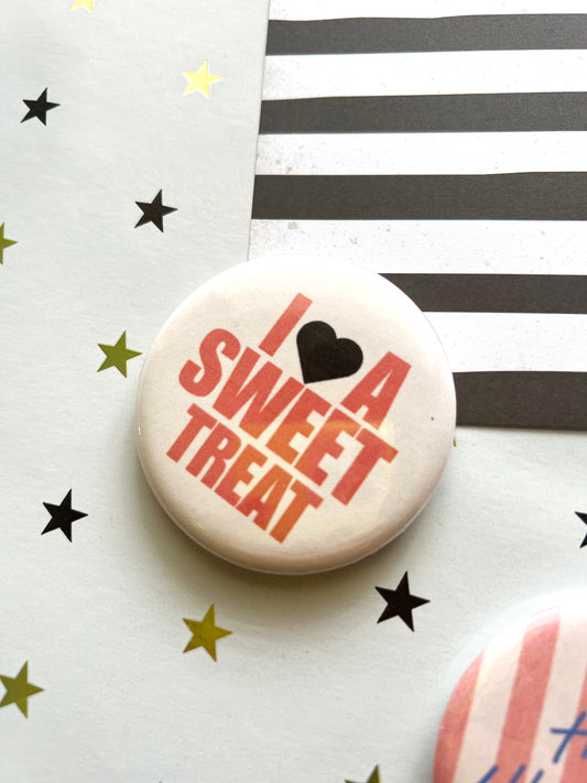 Sweet Treat Lover Button