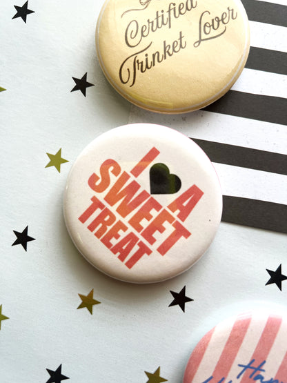 Sweet Treat Lover Button