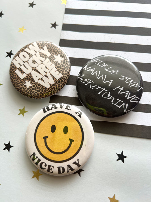 Chill Girl Button Pack