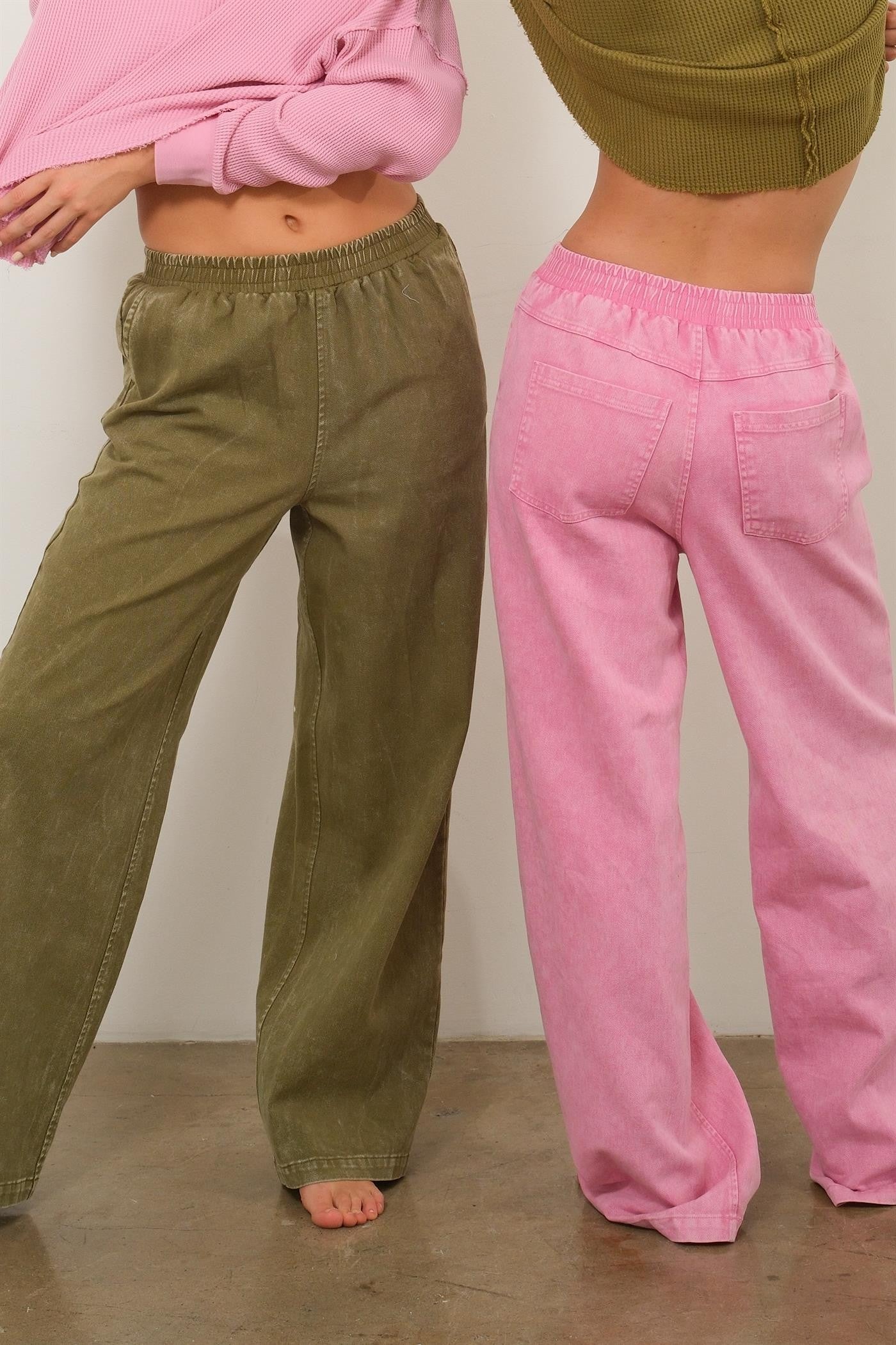Archie Wide Leg Pull On Pants