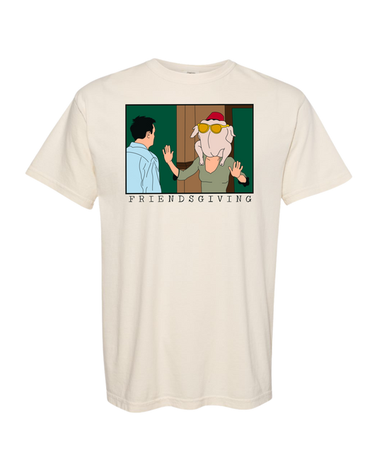 friendsgiving turkey head meme tee