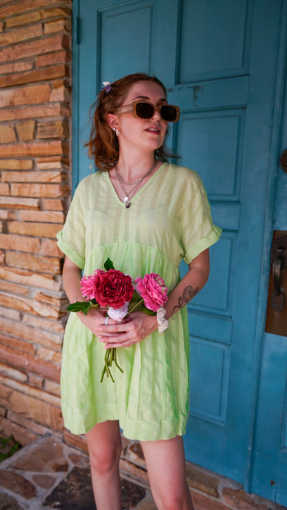 Matcha Mornings Mini Dress