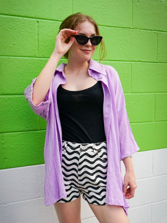 Easy Breezy Oversized Button Up