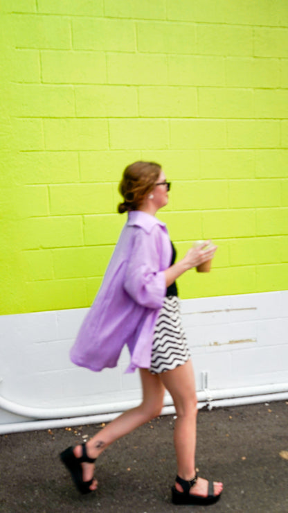 Easy Breezy Oversized Button Up