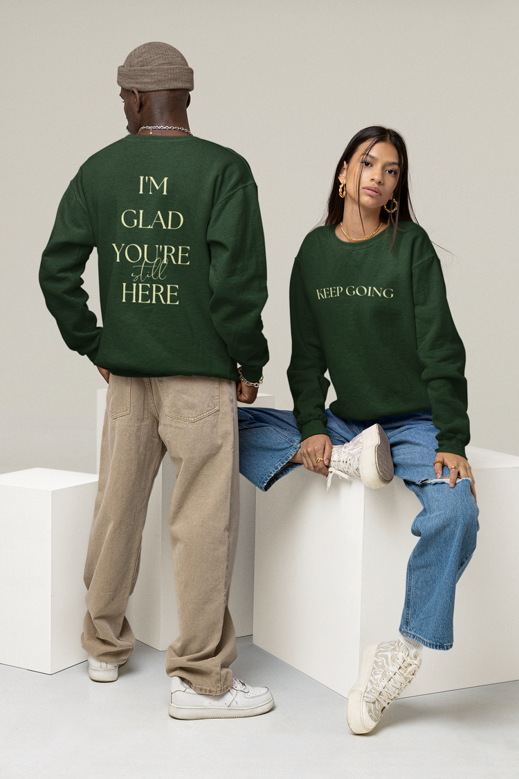 Keep Going Sweatshirt - Emerald - GASCO Original
