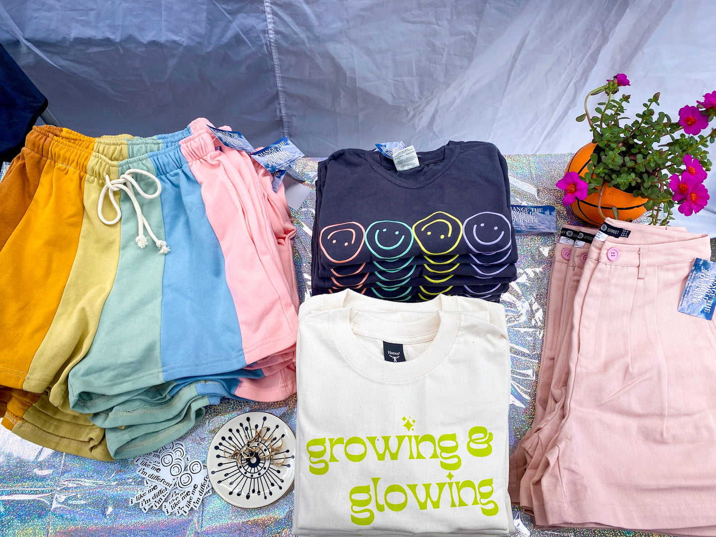 Rainbow Bright Lounge shorts